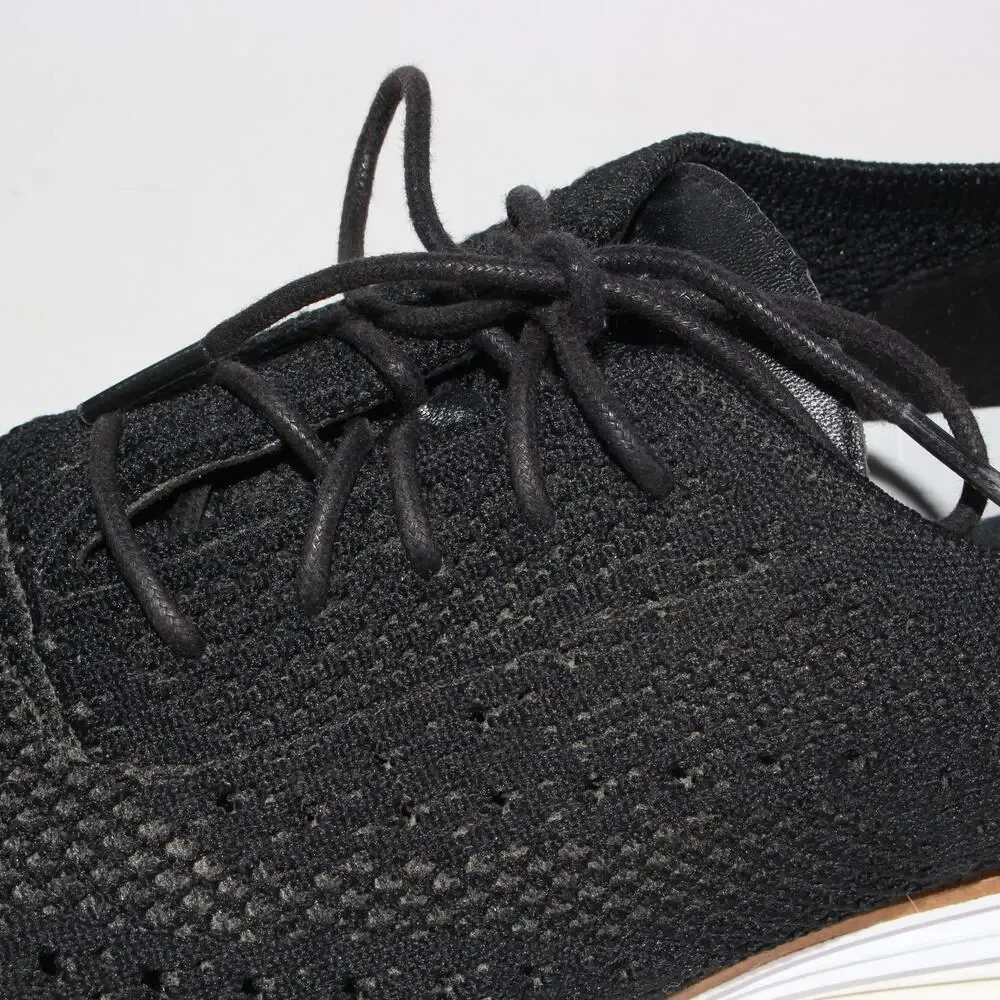 Cole Haan Womens Grand OS Sneakers Black Stitchlite Size 9B Gently Used
